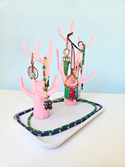 Jewelry Organizer with Rotating Tree