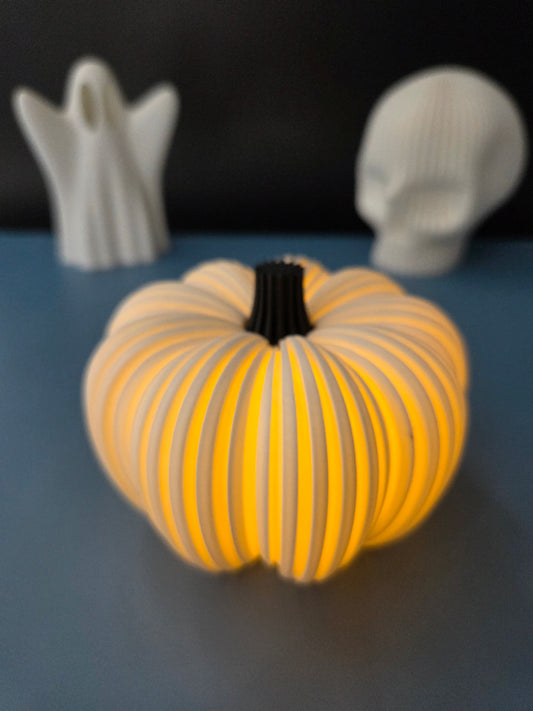 Halloween Pumpkin LED Tea Light Candle Holders