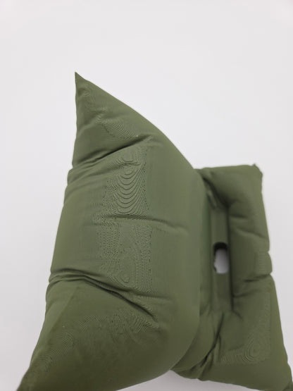 OUTLET: Pillow Phone Holder Black Olive Green