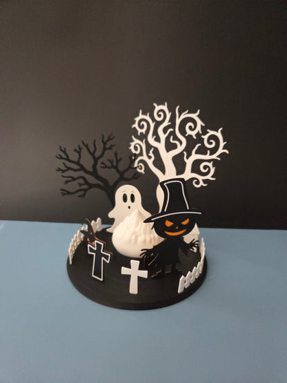 Halloween Graveyard Diorama