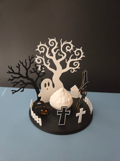 Halloween Graveyard Diorama
