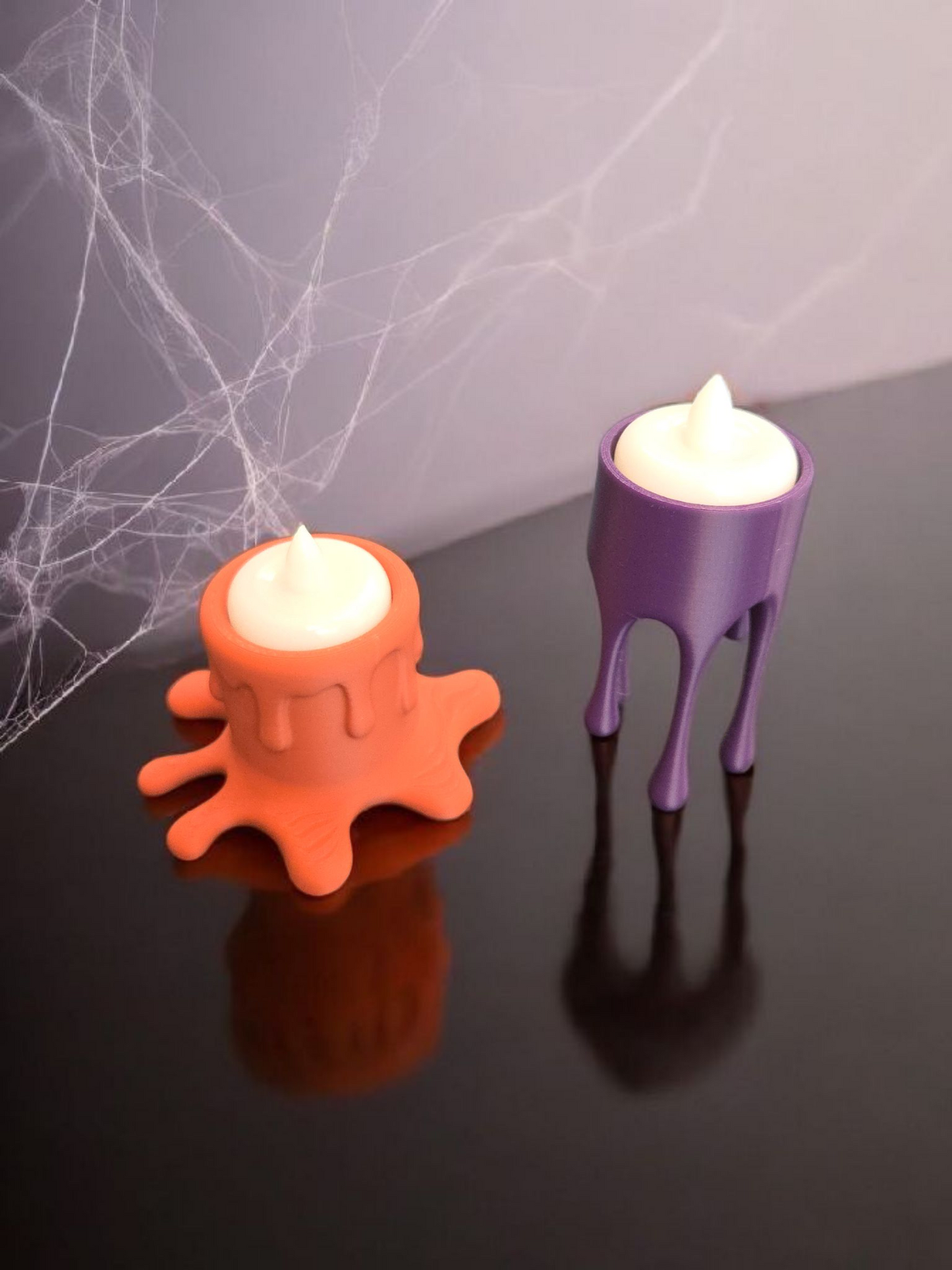 Dripping LED Candle Holders