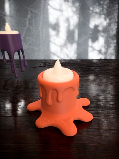 Dripping LED Candle Holders