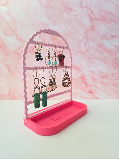 Earing Holder With Personalized Tray