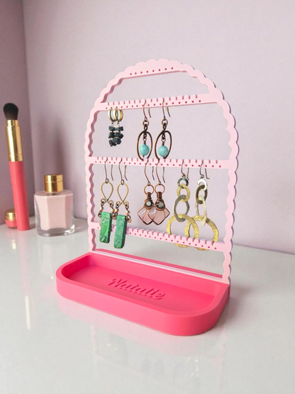 Earing Holder With Personalized Tray