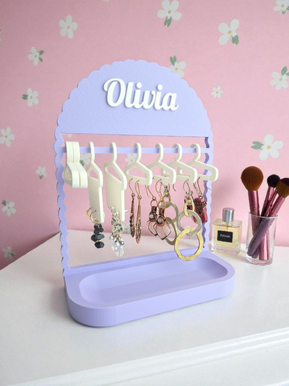 Personalized Wardrobe Earring Holder