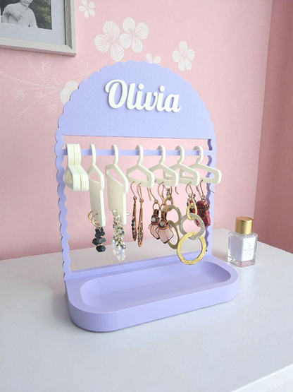 Personalized Wardrobe Earring Holder
