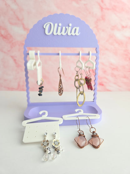 Personalized Wardrobe Earring Holder