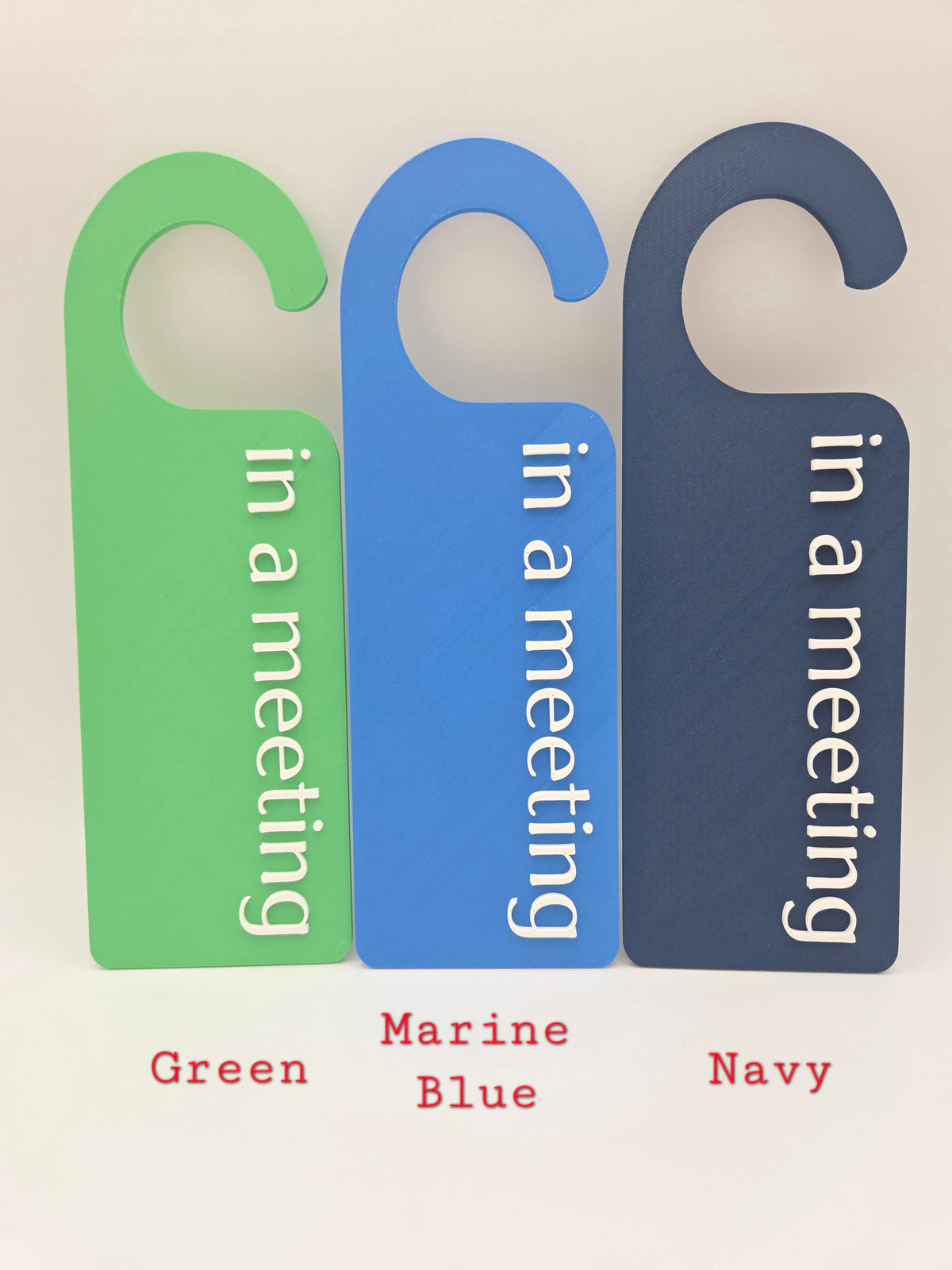 Customizable Office Door Hanger Signs