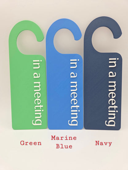 Customizable Office Door Hanger Signs