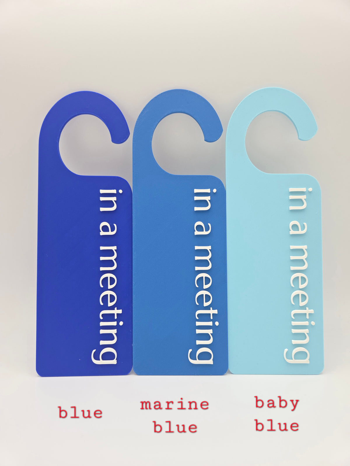 Customizable Office Door Hanger Signs