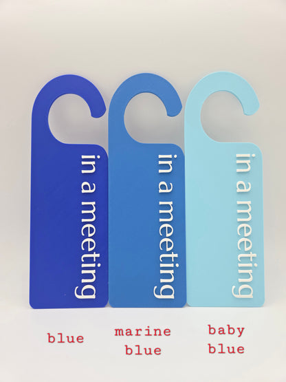 Customizable Office Door Hanger Signs
