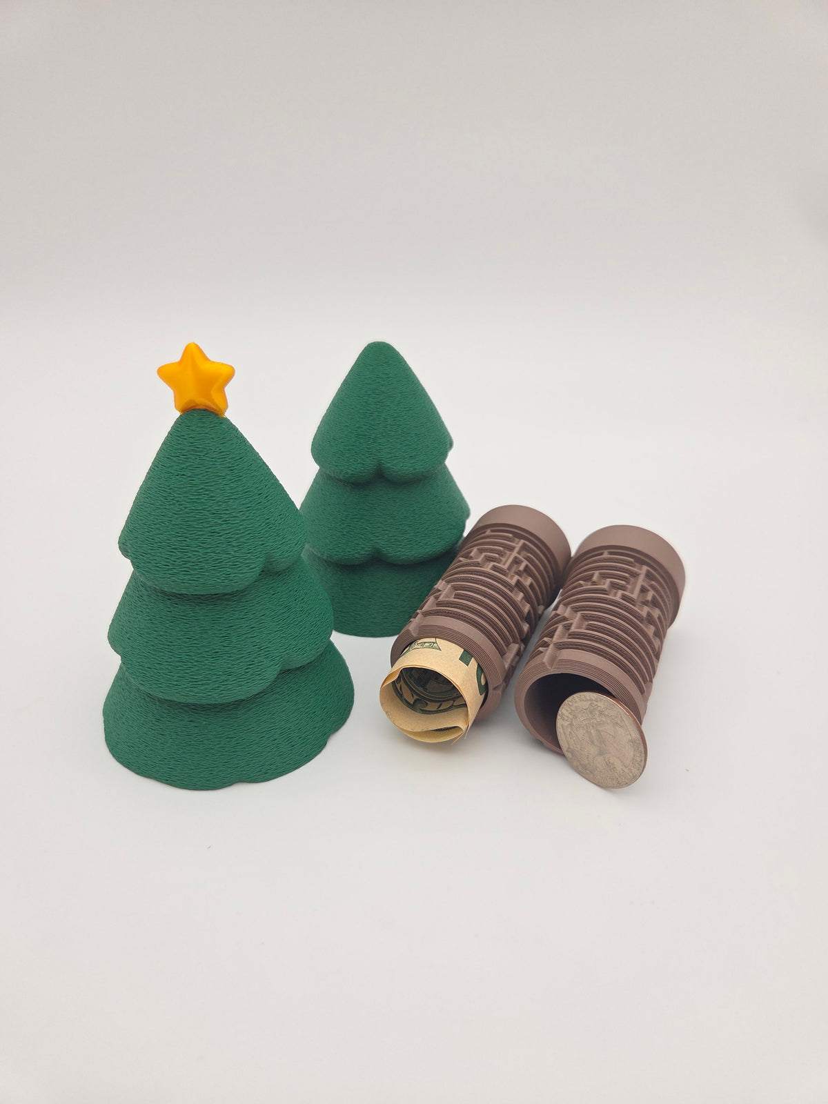 Easy Christmas Tree Money Maze Holder