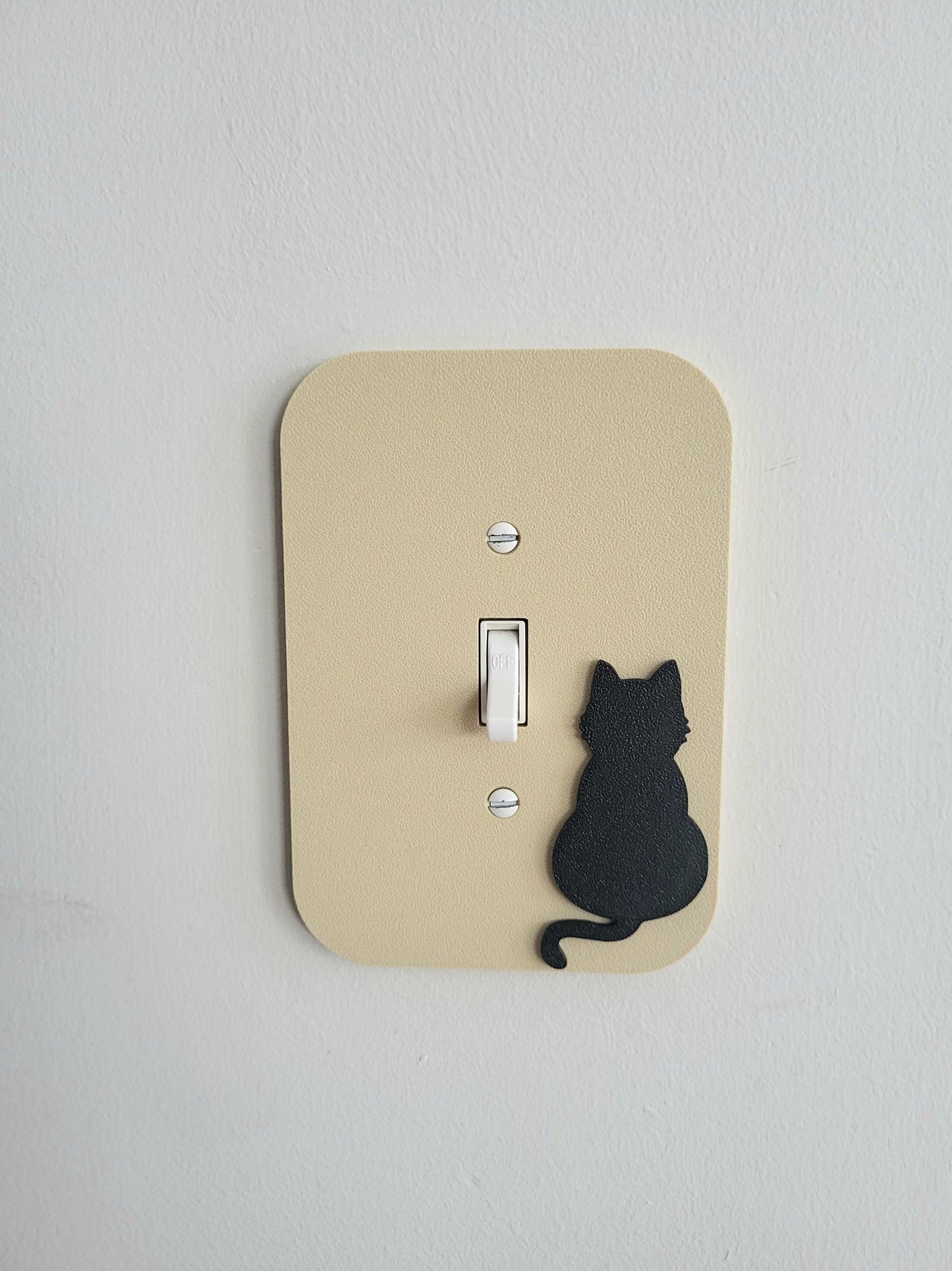 tripple toggletripple rockeroutlet coverminimalistlight switch covercat decoranimal decor