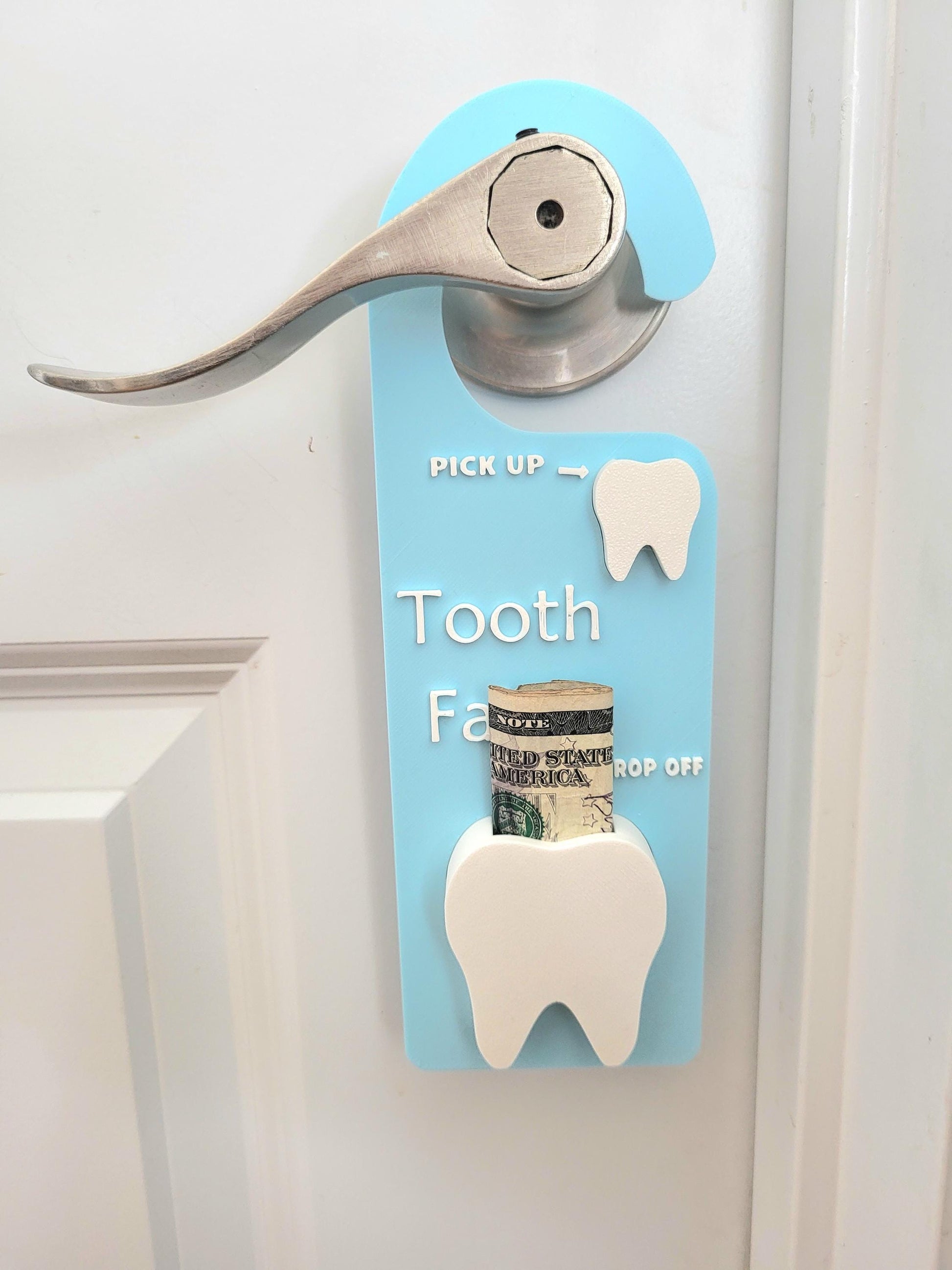 Tooth Fairy Money Holder, Lost Tooth, Lost Tooth Holder, Door Hanger,