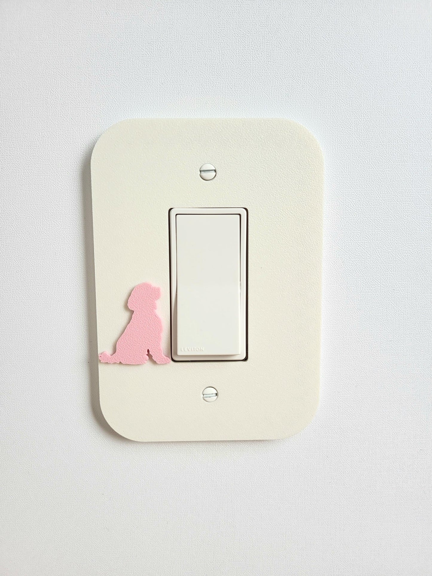 Light Switch Cover With Dog Accent, Wall Plate Cover, Mid Century Modern, Unique Switch Plate Design, Home Decor, Dog Light Switch