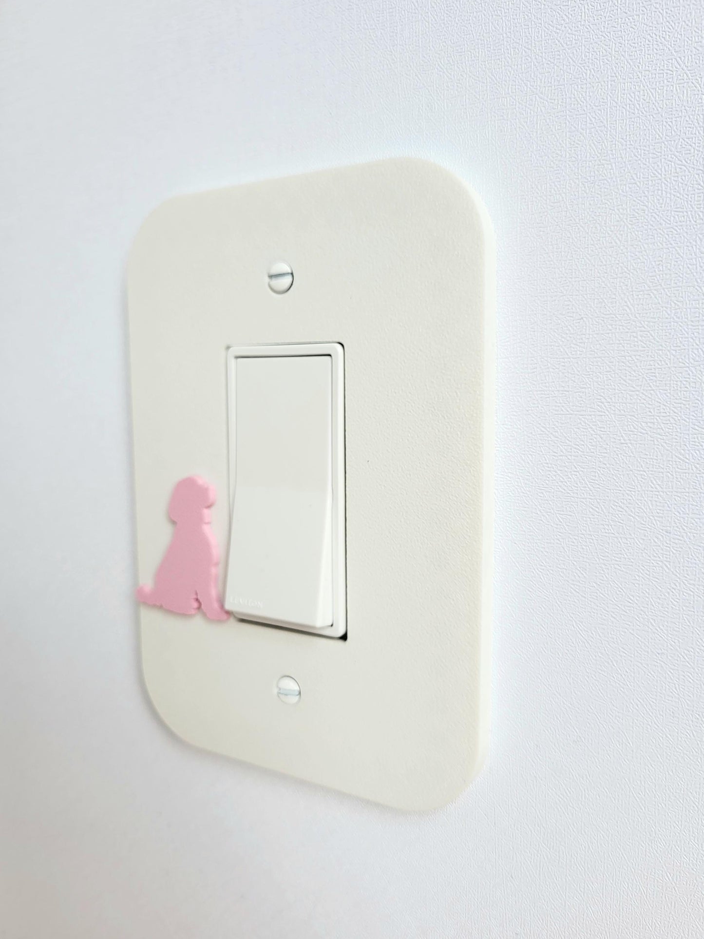 Light Switch Cover With Dog Accent, Wall Plate Cover, Mid Century Modern, Unique Switch Plate Design, Home Decor, Dog Light Switch