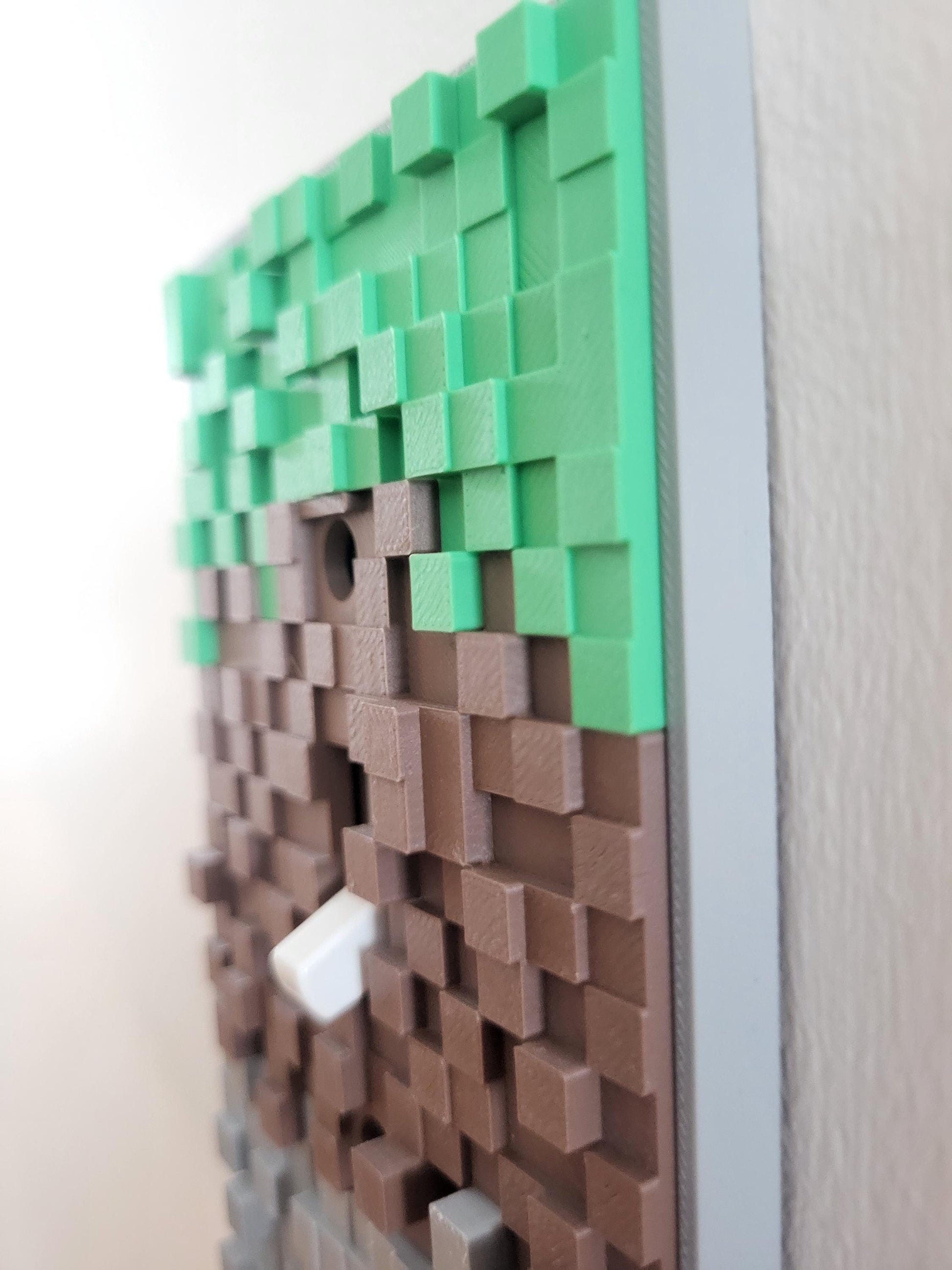 Gaming-Inspired Light Switch Cover - Pixel Block Design for Kids & Gamers, Fun and Custom Wall Plate Cover, Room Home Decor, Rocker, Outlet