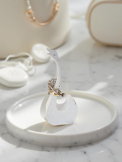 Swan Ring Holder  - Cute Jewelry Organizer, Ring Holder Dish,  Wedding Ring Holder, Ring Display, Engagement Gift, Teen Gift Idea