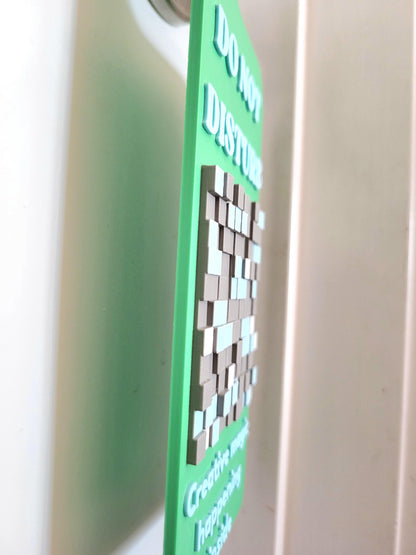Gaming Inspired Do Not Disturb Door Hanger - Do Not Disturb Sign for Gamers, Privacy Signage, For Kids, Teenagers, Gaming Zone Sign