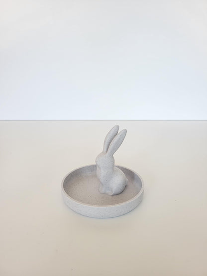 Bunny Ring Holder Dish - Cute Jewelry Organizer, Ring Holder Dish,  Wedding Ring Holder, Ring Display, Engagement Gift, Teen Gift Idea
