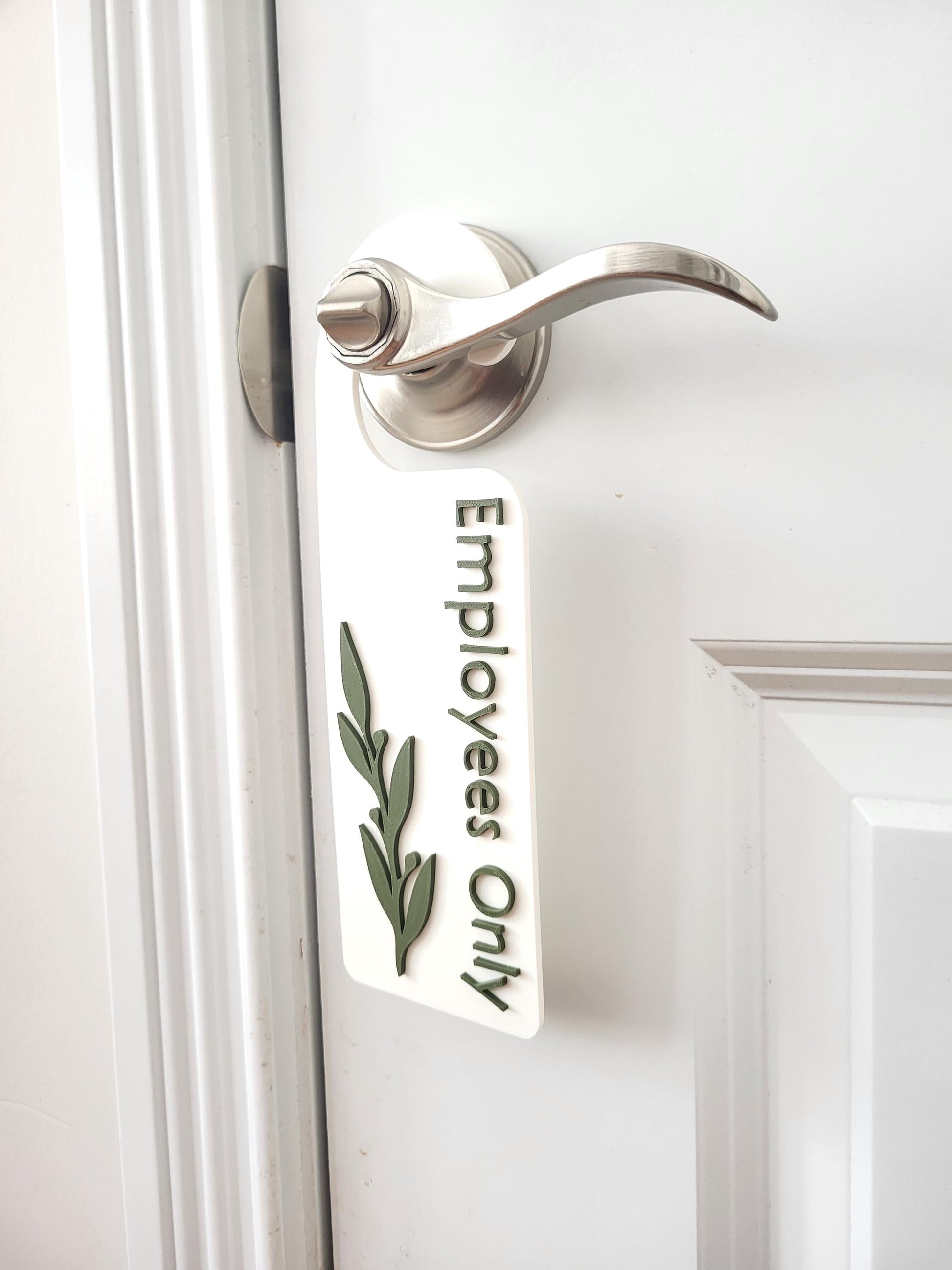  For Beauty Salons, Lash Technicians, Therapist,  Do Not Disturb Sign, Office Door Signs, Privacy Signage, Employees Only