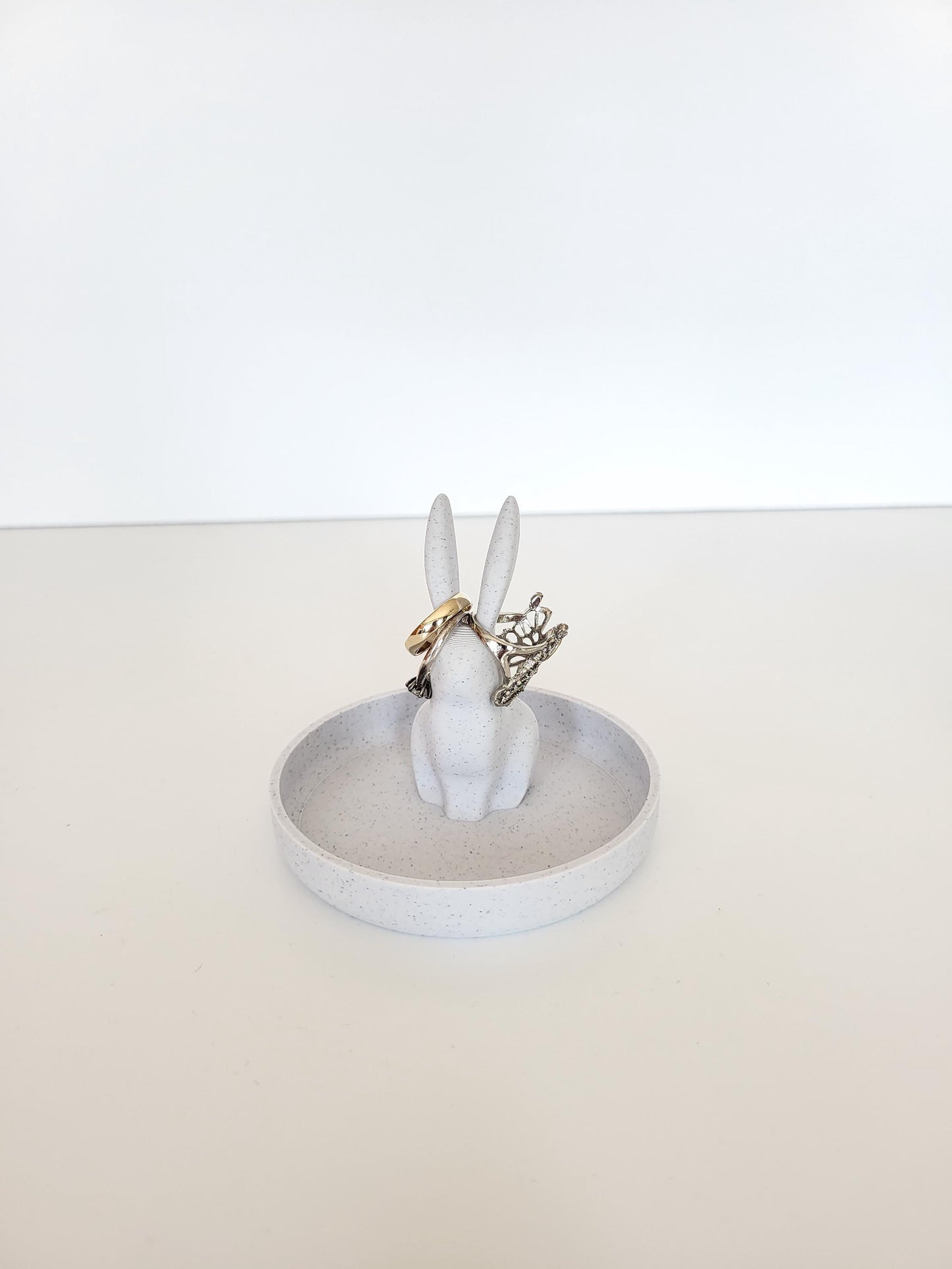 Bunny Ring Holder Dish - Cute Jewelry Organizer, Ring Holder Dish,  Wedding Ring Holder, Ring Display, Engagement Gift, Teen Gift Idea