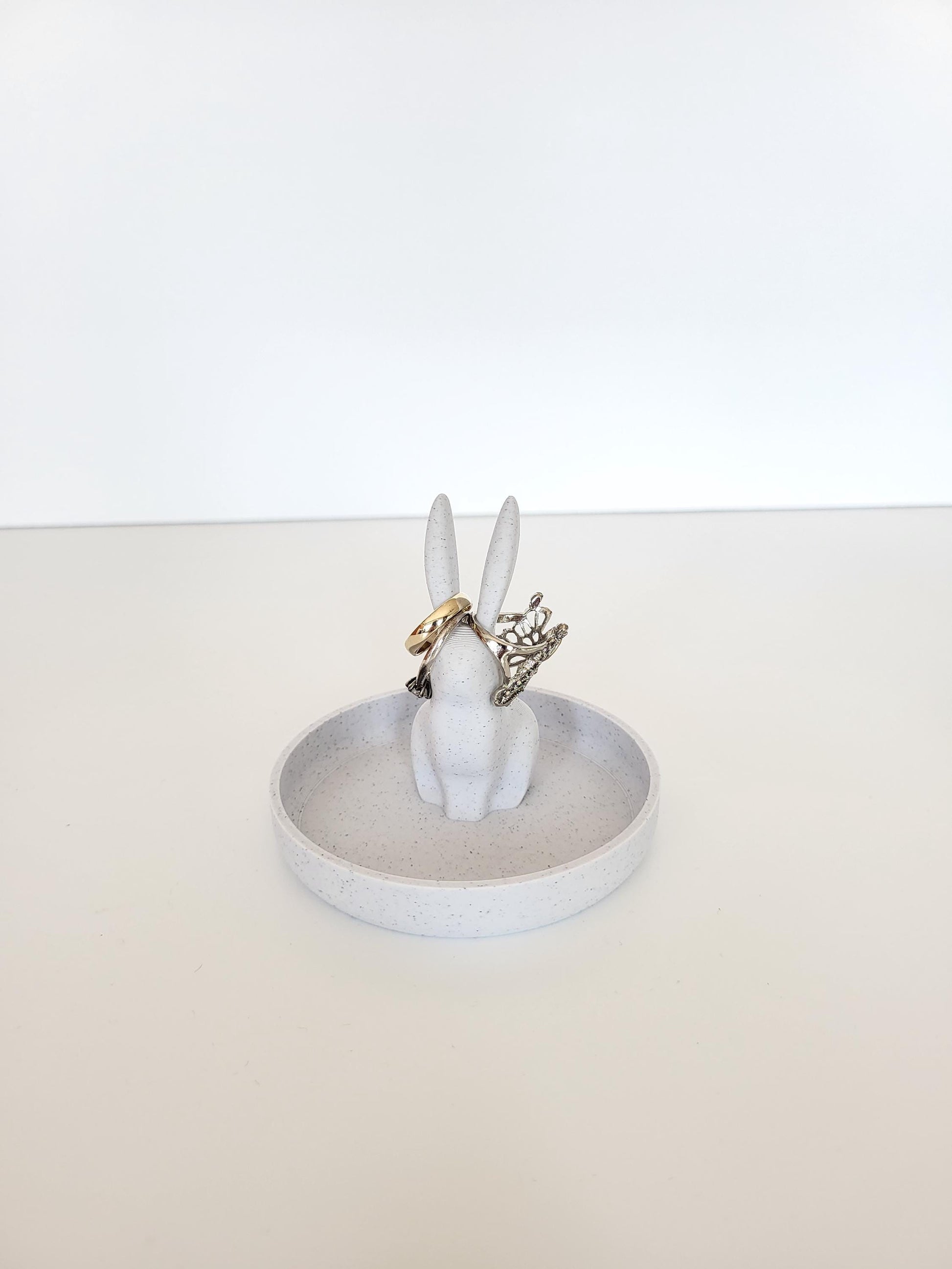 Bunny Ring Holder Dish - Cute Jewelry Organizer, Ring Holder Dish,  Wedding Ring Holder, Ring Display, Engagement Gift, Teen Gift Idea
