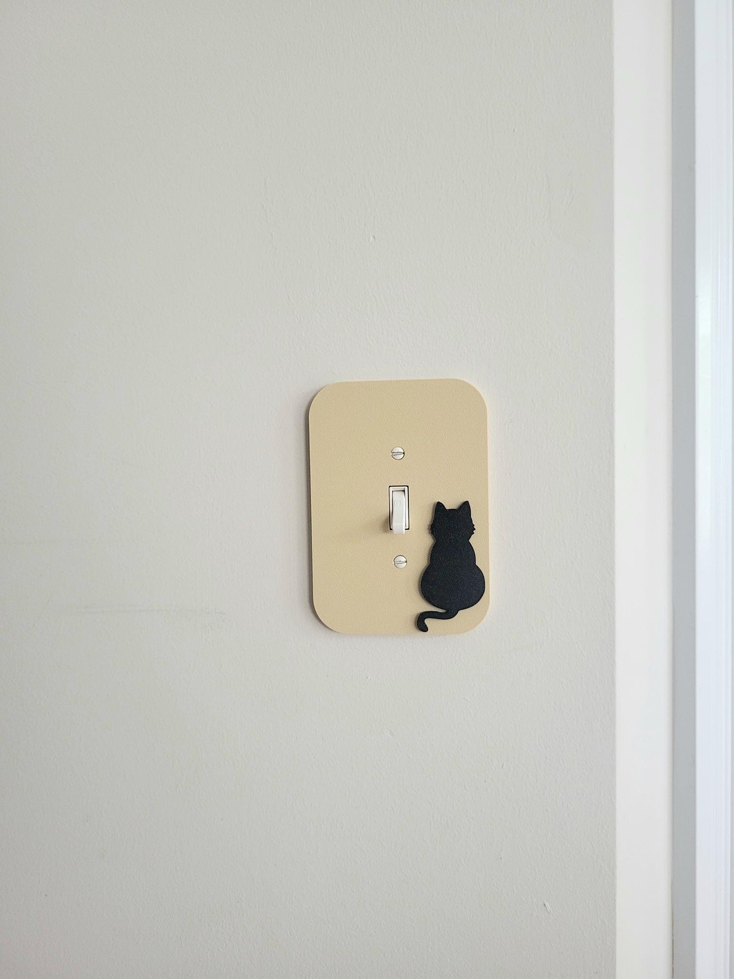 tripple toggle, tripple rocker, outlet cover, minimalist, light switch covercat decor, animal decor, cat decor