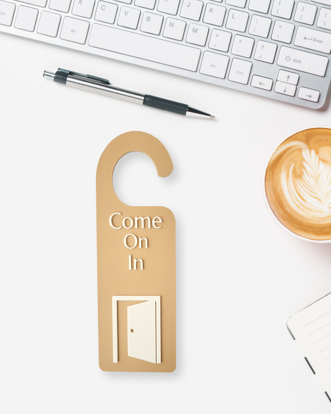 come on in sign,
welcome door sign,
door hanger office,
office welcome sign,
therapy door sign,
salon door sign,
spa welcome sign,
open door sign,
door knob sign,
reception sign,
client entry sign,
home office decor,
workspace signage,