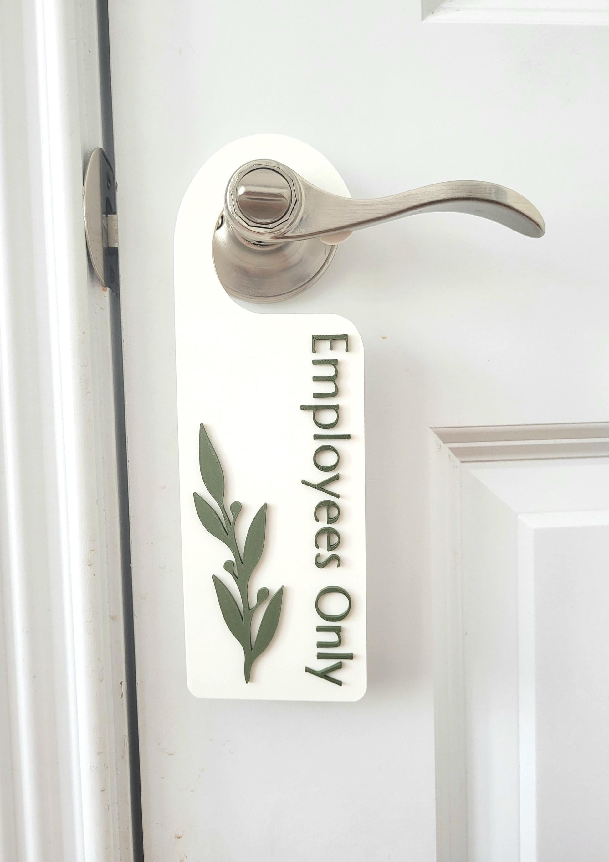  For Beauty Salons, Lash Technicians, Therapist,  Do Not Disturb Sign, Office Door Signs, Privacy Signage, Employees Only