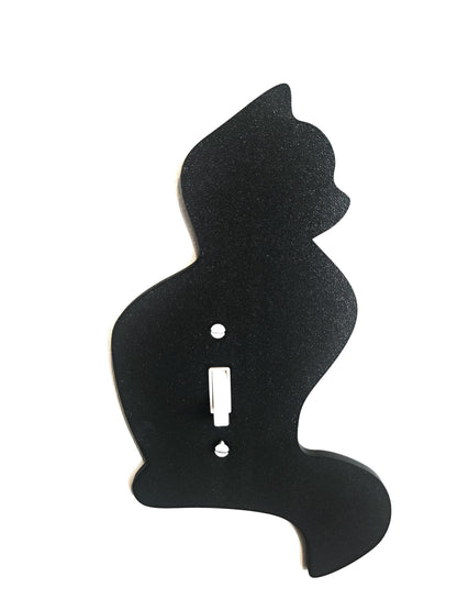 Cat Shaped Light Switch Cover, Unique and Fun Custom Wall Plate Cover for Cat Lovers, Room and Home Decor