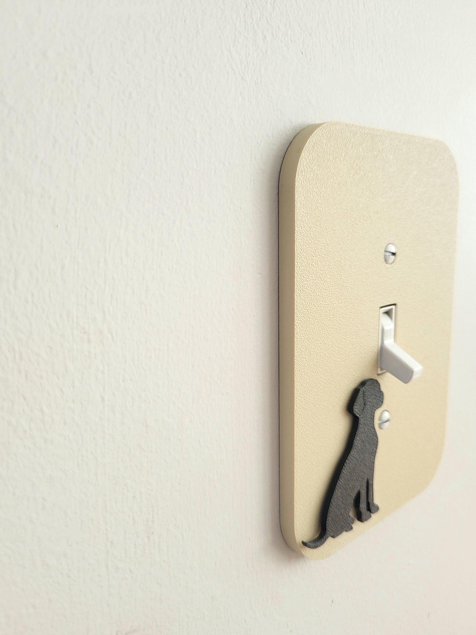 Light Switch Cover With Dalmatian Dog Accent, Wall Plate Cover, Mid Century Modern, Unique Switch Plate Design, Home Decor, Dog Light Switch