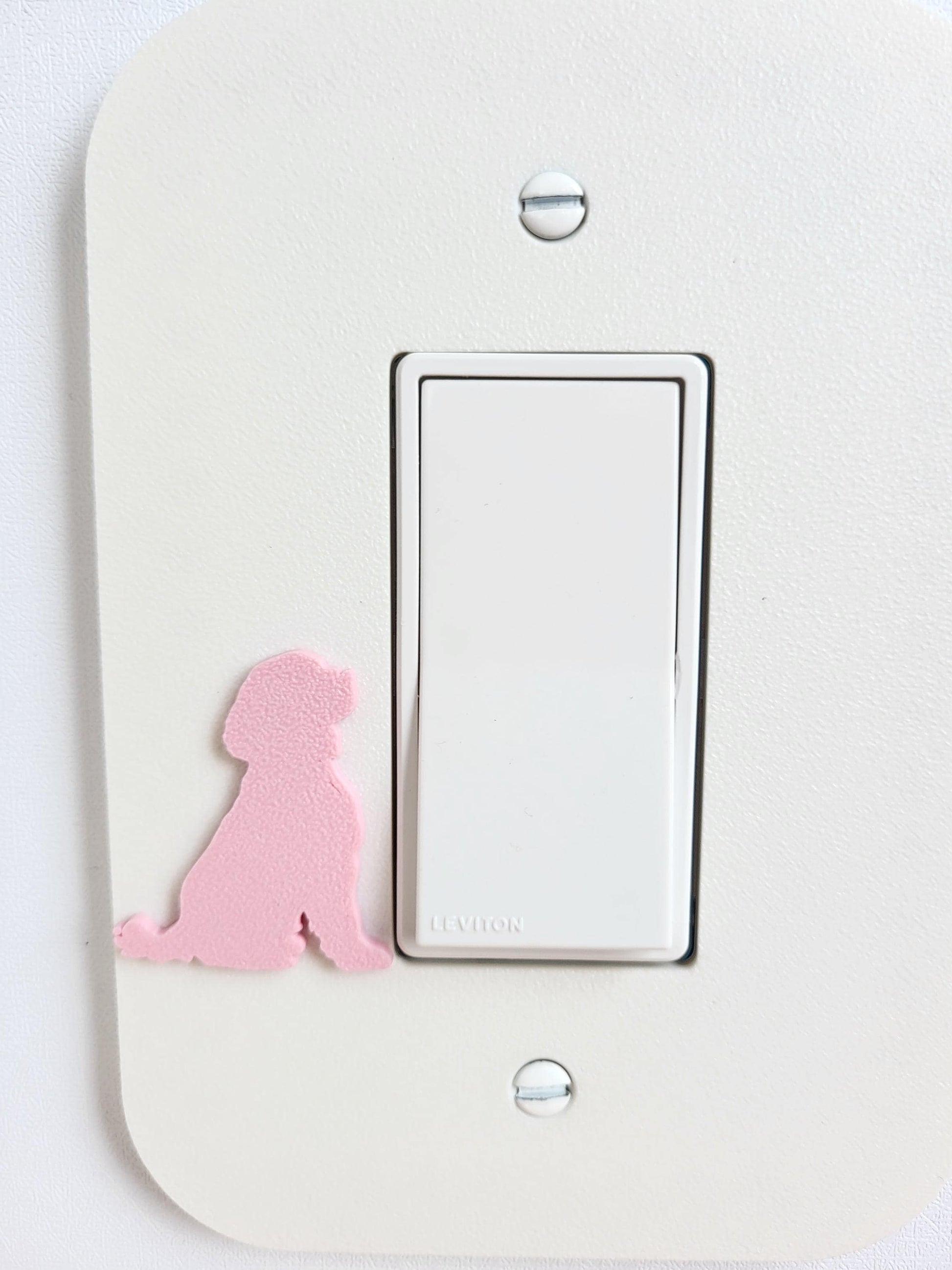Light Switch Cover With Dog Accent, Wall Plate Cover, Mid Century Modern, Unique Switch Plate Design, Home Decor, Dog Light Switch