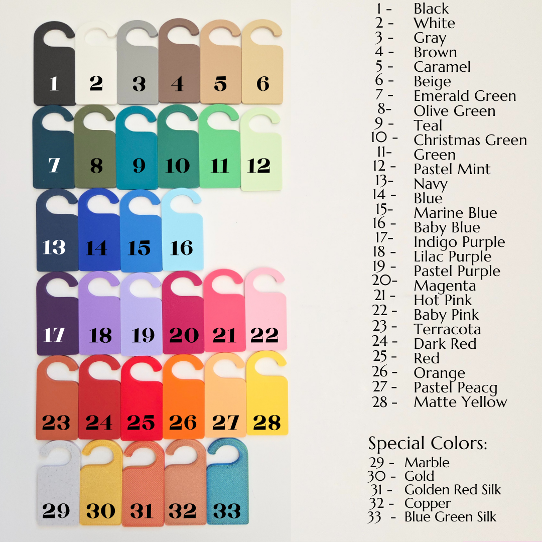 Personalized Wardrobe Earring Holder