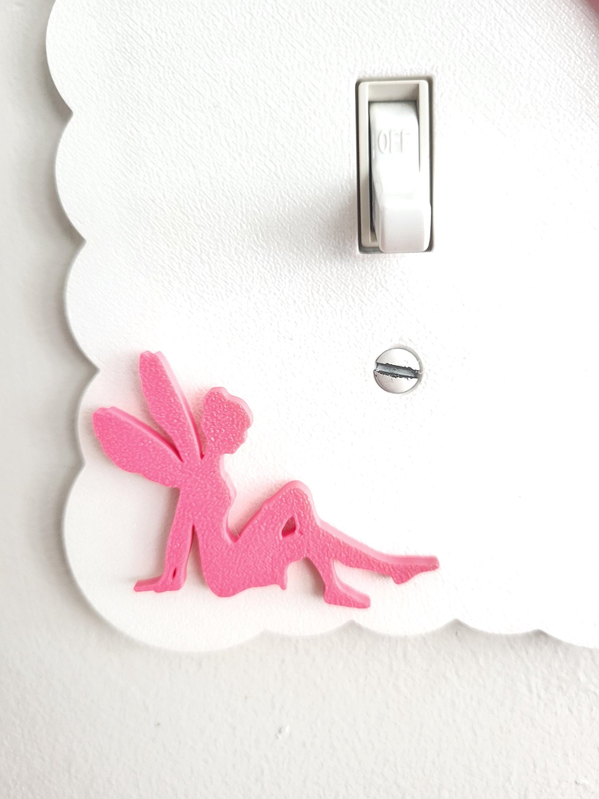 Light Switch Cover with Fairies, Fairy Wall Plate, Unique Switch, For Kids Room, Home Decor, Baby Shower Gift,