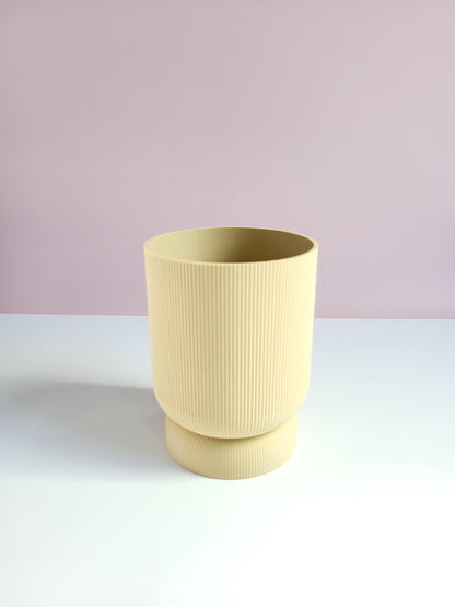 Modern Indoor Plant Pot, Cute Planter, Modern Minimalist Succulent Pot, Gift For Plant Lovers, Minimalist Planter with Drainage Holes and Tray