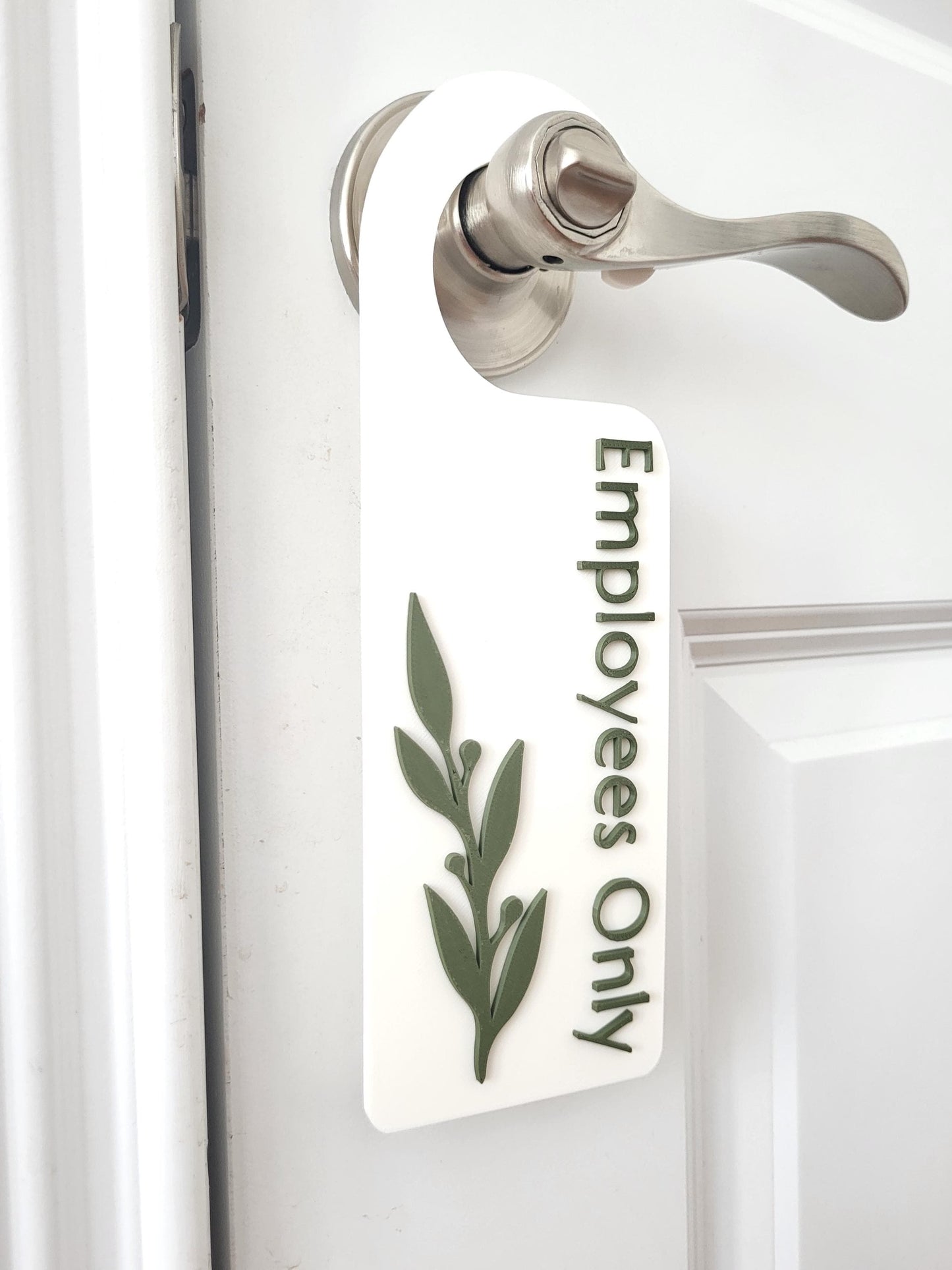  For Beauty Salons, Lash Technicians, Therapist,  Do Not Disturb Sign, Office Door Signs, Privacy Signage, Employees Only