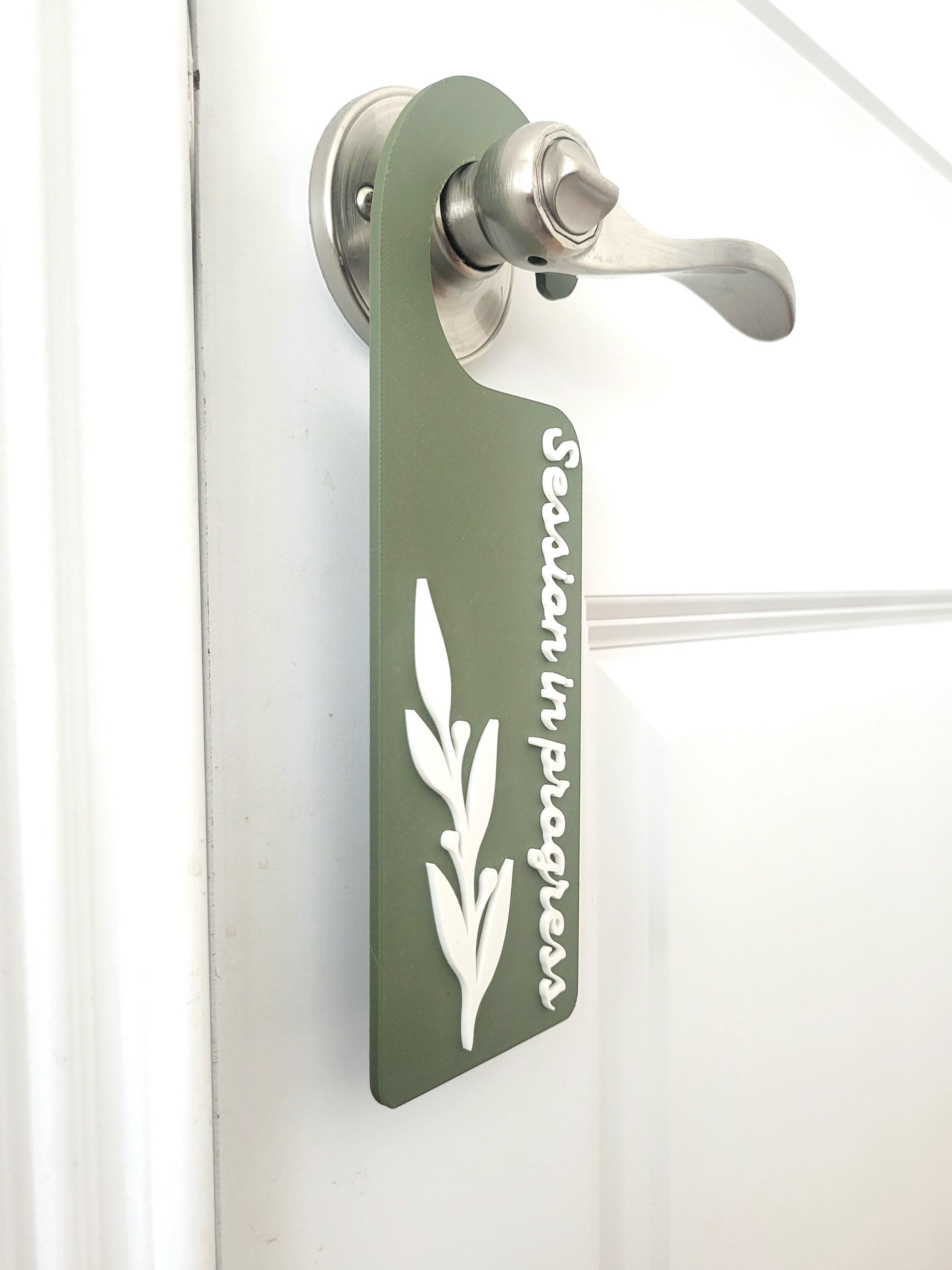 For Beauty Salons, Lash Technicians, Therapist,  Do Not Disturb Sign, Office Door Signs, Privacy Signage, Session in Progress Door Hanger