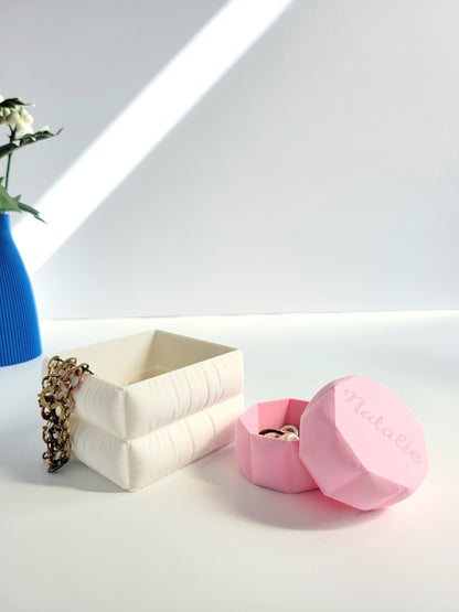Pillow Jewelry Box - Cute Jewelry Storage, Necklace & Ring Organizer, Personalized Gift, Jewelry Organizer, Mother's Day, Teenage Girl Gift,
