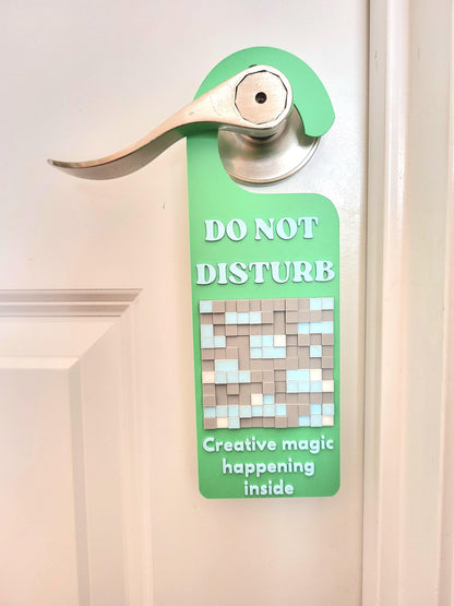 Gaming Inspired Do Not Disturb Door Hanger - Do Not Disturb Sign for Gamers, Privacy Signage, For Kids, Teenagers, Gaming Zone Sign