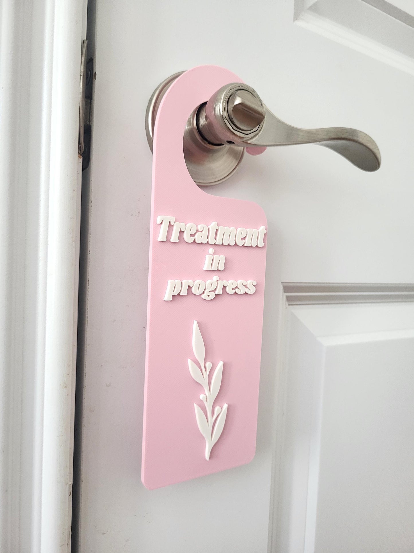 For Beauty Salons, Lash Technicians, Spas,  Do Not Disturb Sign, Office Door Signs, Privacy Signage, Treatment in progress door sign