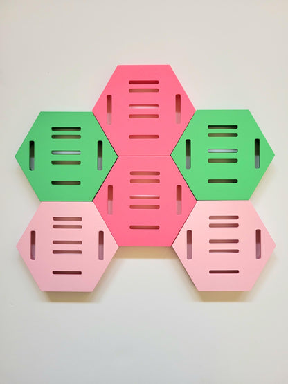 Modular Honeycomb Sports Medal Display
