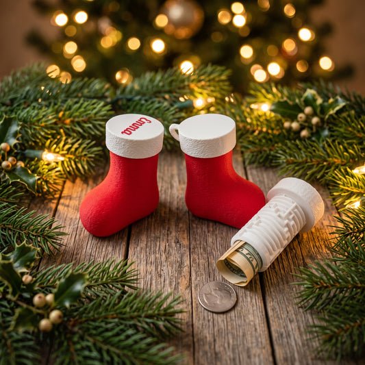 Christmas Stocking Money Maze Holder