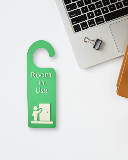 Room in Use Door Hanger